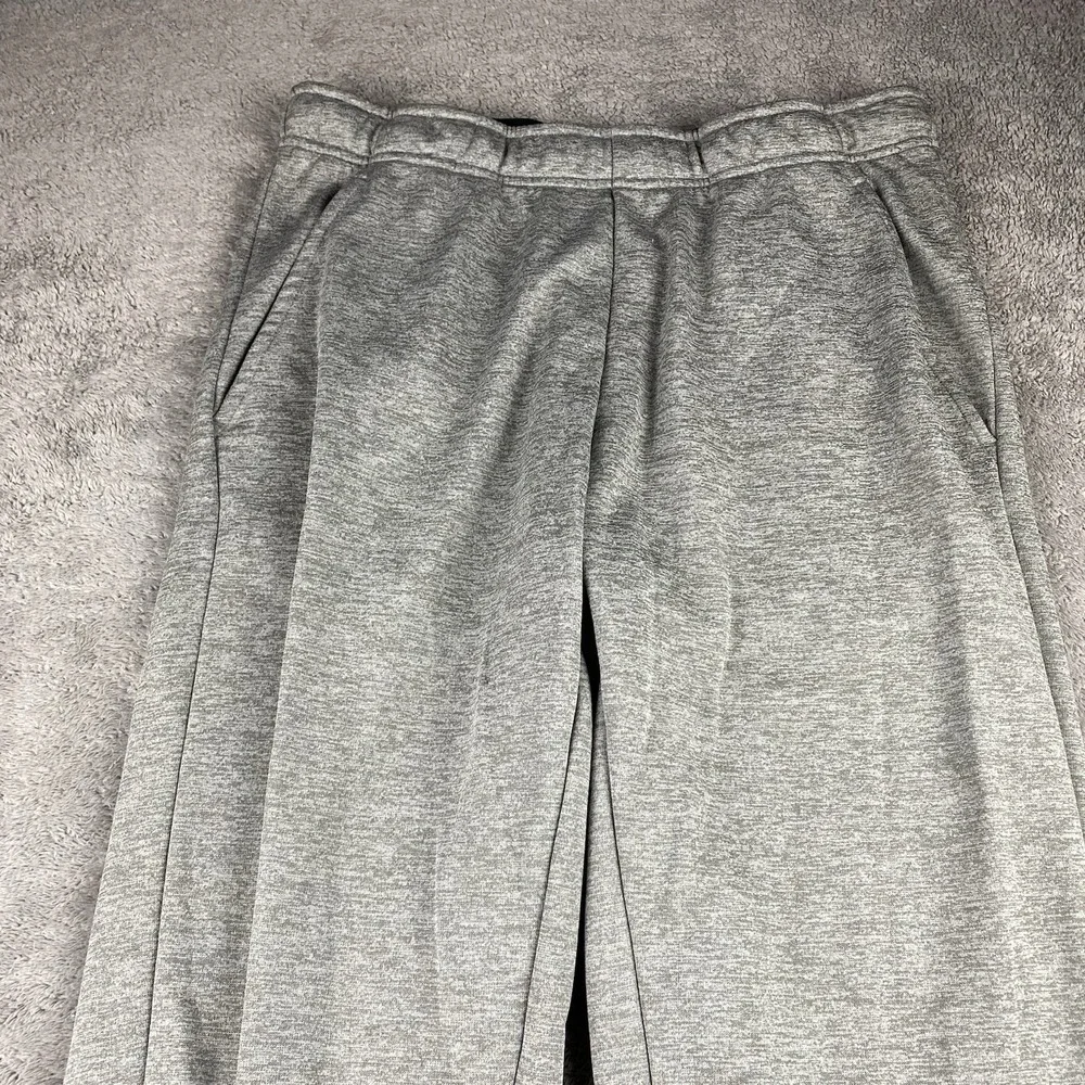 Nike‎ Sweatpants Joggers Mens Large Gray Dri-Fit Fleece Big Swoosh Logo